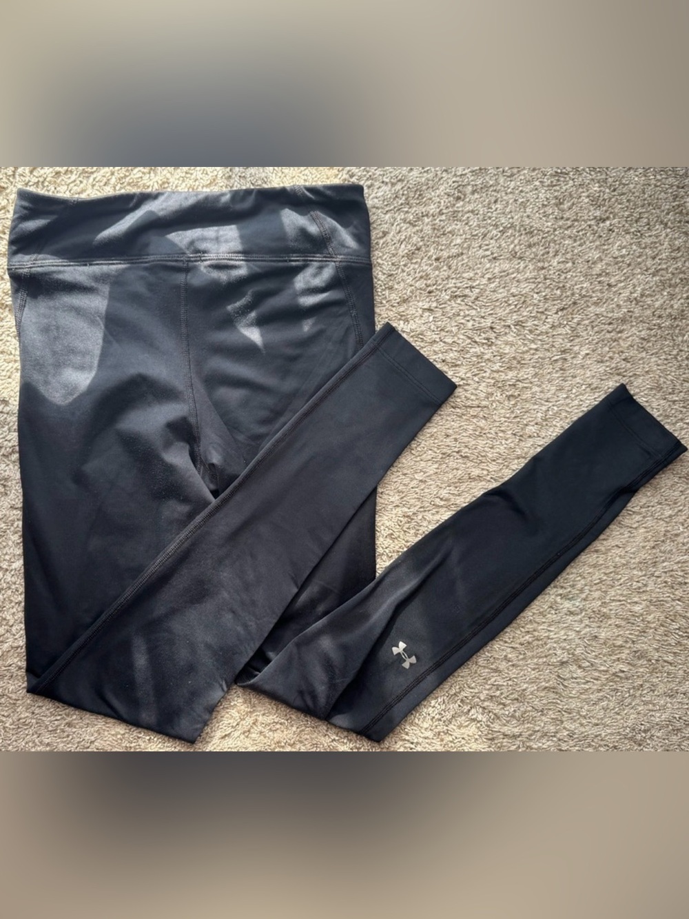 Under Armour HeatGear Black Compression Leggings Women’s Size Small